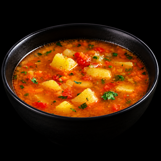 Ciorba de cartofi cu afumatura 400g