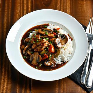 Kurczak z pieczarkami