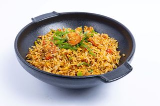 Чао Фан със скариди