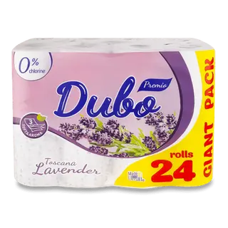 Папір туалетний Диво Premio Toscana Lavender 3-шаровий (24шт)