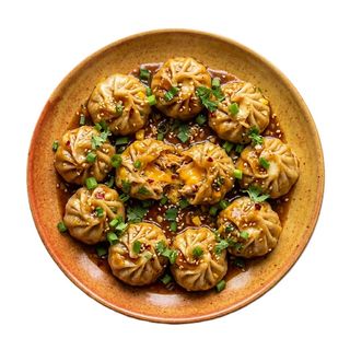 Chicken And Cheese Momo Manchurian