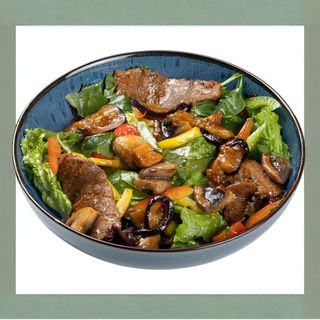 Теплый грузинский салат