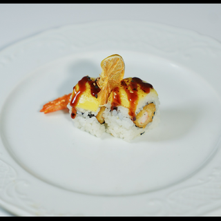 808.Uramaki de gambas con queso(8uds)