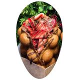 Гофрета с шоколад и ягода