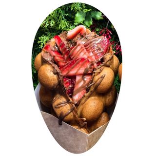 Гофрета с шоколад и ягода