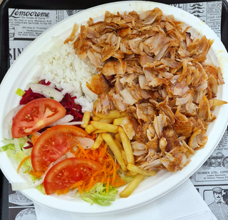 Plato Kebab De Pollo