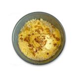 Солона вівсянка з яйцем пашот та кранчем з цибулі (280 г)