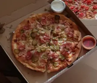 Pizza Wiejska rodzinna 42 cm.