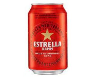 Estrella Damm Cerveza Lata 33cl