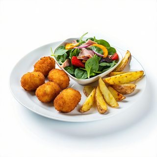 Plato Combi De Croquetas De Espinacas y jamón (6 uds.)