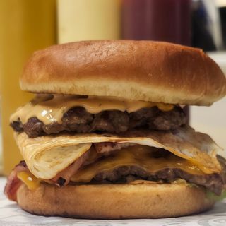 Hamburguesa  Doble Bacon