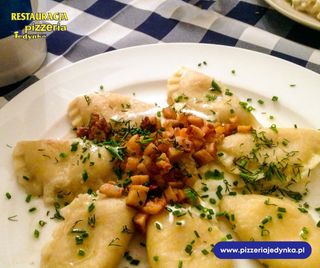 Pierogi z Mięsem ze skwarkami