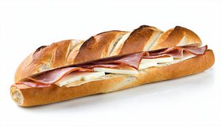 Panino classico con prosciutto