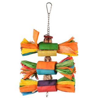 FLAMINGO Igračka za ptice Visilica RB Art od drveta, kombinacija više boja, 31cm (KOD FLA110242)