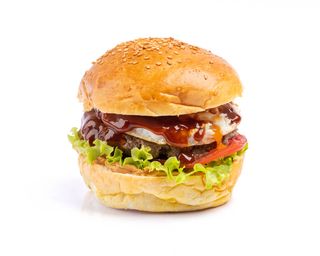 Panino con hamburger di vitello