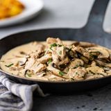 Émincé De Veau Aux Champignons