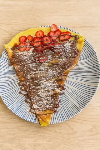 Crepe de Nutella e Fruta
