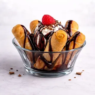 Tequeños rellenos de Nutella