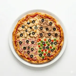 Pizza de cuatro estaciones