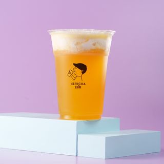 Персик с сырной пенкой 