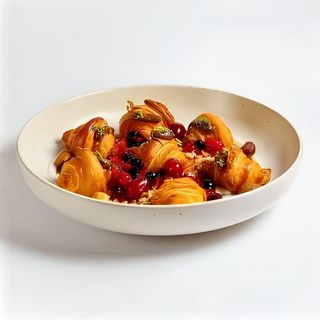 Молочные мини-круассаны с лесными ягодами  320 гр