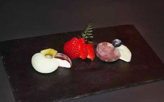 Selezione di Mochi (te verde e vanilhlia)