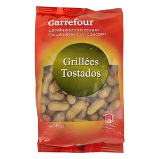 Cacahuetes Tostados Con Cáscara Carrefour 400 Gr.