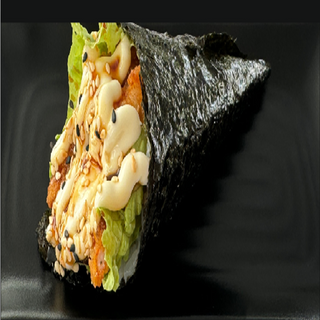 32 Temaki Ebi e alface