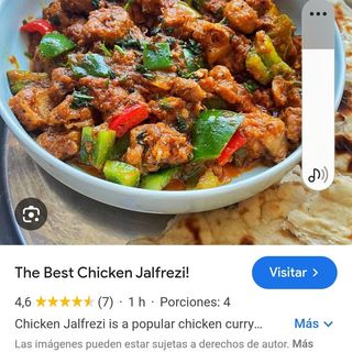 Chicken Tikka Jalfrezi