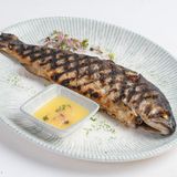 Пъстърва на скара с билки и лимон (300 гр.)