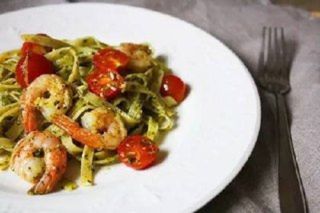 Паста Песто з креветками (300г)