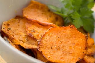 Chips de batata roja