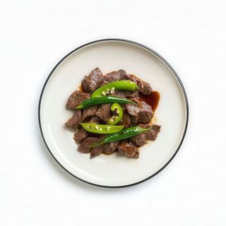 Ternera Con Pimiento Verde