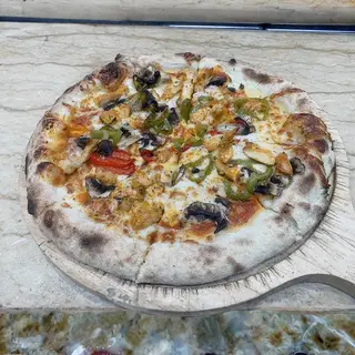 Pizza Poulet Champignons