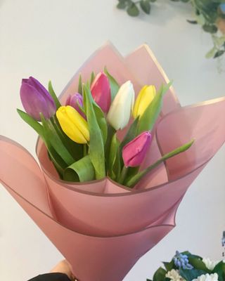 BUCHET 7 LALELE COLORATE