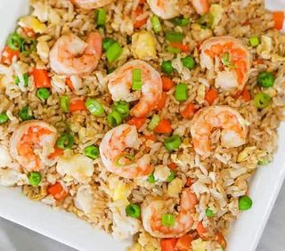 Riz Cantonais Aux Crevettes