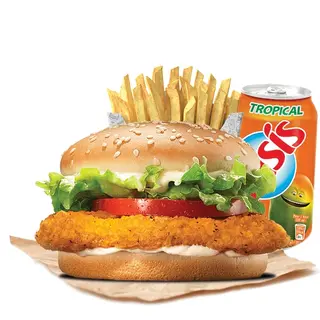 Menu chicken burger