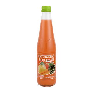 Jabłko-Marchew Sok 100% Naturalny 330 ml