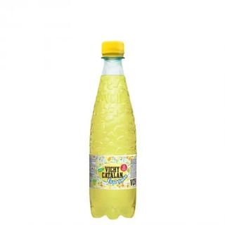 Agua Mineral con Gas Limón Vichy Catalán Botella 50 Cl.