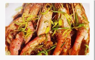 105. Gamberoni in salsa chilli - 4 pezzi