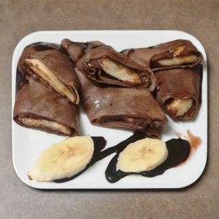 Naleśniki z nutellą i bananem 3szt.