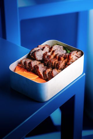 Maiale char siu con riso