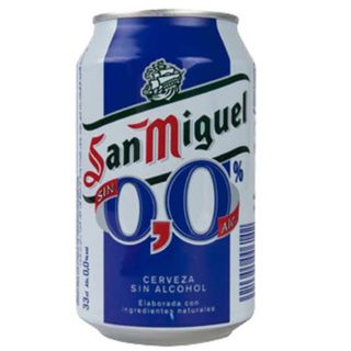 Cerveza sin alcohol San Miguel