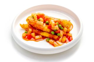 185. Pollo in salsa agrodolce