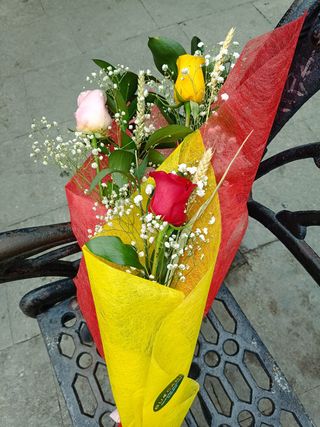 Rosa Individual Blanca
