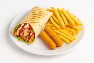 Blaine Deluxe Chicken Tortilla + krumpirići