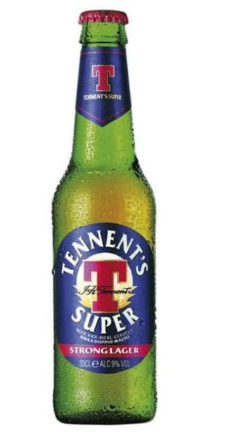 Birra tennent's 33 cl.