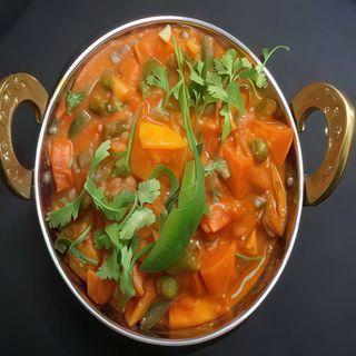 Mix vegetable jalfrozi