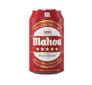 Cerveza Mahou (330 ml.)