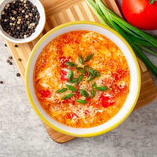 Супа от яйца с домати (300г)